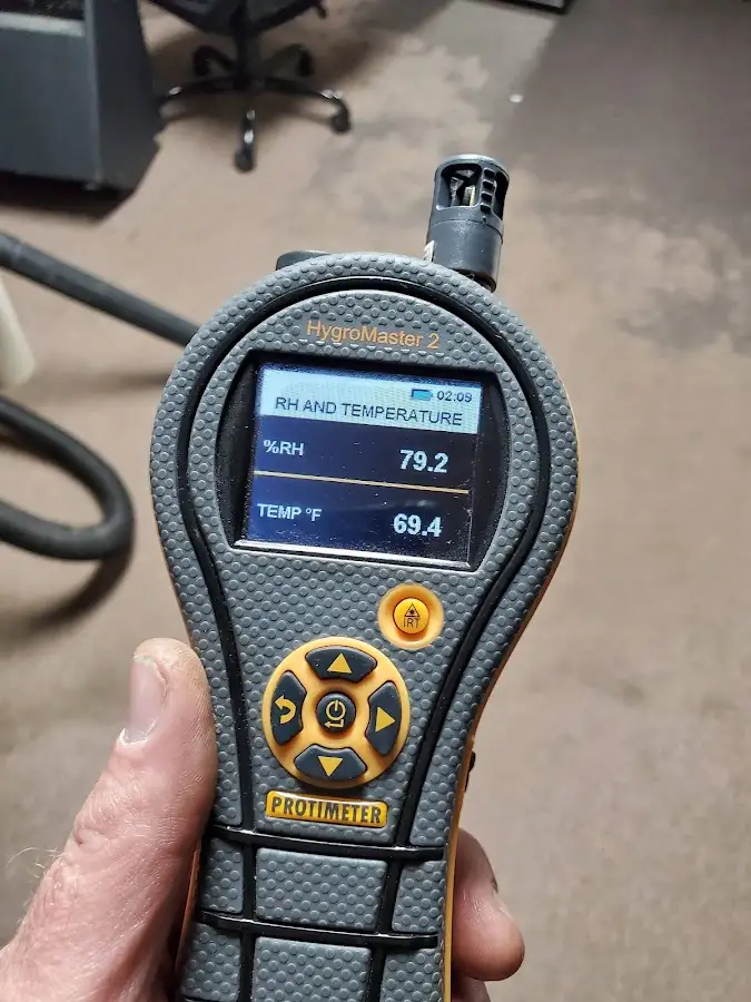 Moisture meter humidity assessment for Mold Remediation & Removal in Winton