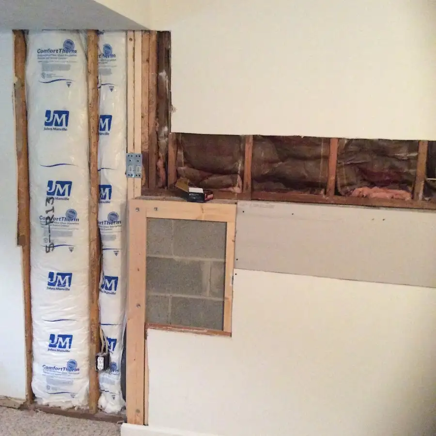 Wall insulation replacement during Odor Removal & Deodorization in Winton